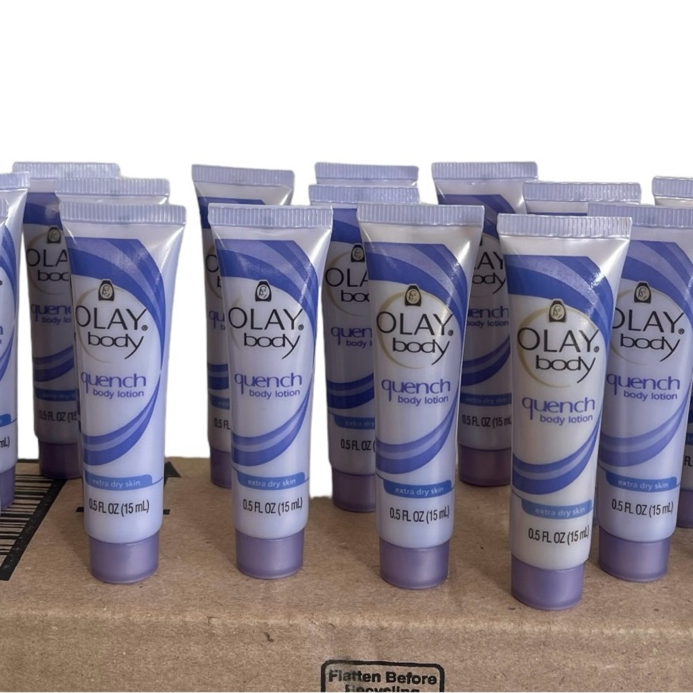 20 Olay Body Quench Lotion Extra Dry Skin 0.5 fl oz Travel Size 10 Ounces Total